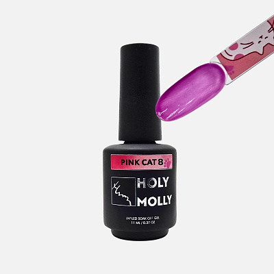 Гель-лак Holy Molly Pink Cat 08 11 мл