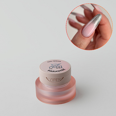 Гель-краска для дизайна NAVI Paradise 16 серебристая 2 г