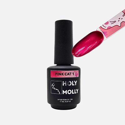 Гель-лак Holy Molly Pink Cat 01 11 мл