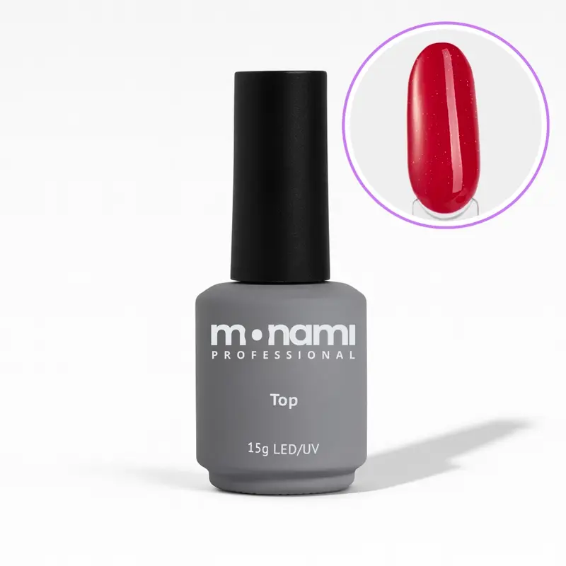 Топ для гель-лака Monami Супер блеск Super Shine Top Goldy 15 г