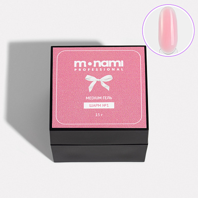 Гель для наращивания и укрепления Monami Medium Gel Шарм №01 15 г